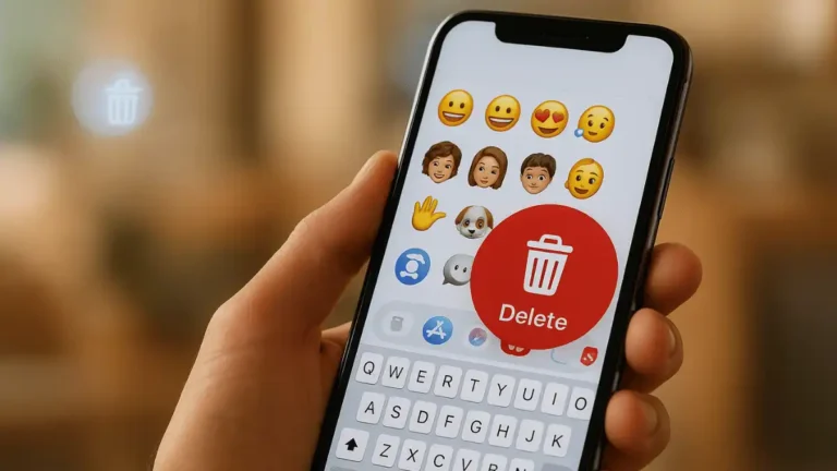 How to delete stickers on iPhone from iMessage, Memoji, and sticker apps using the delete option on the iPhone screen